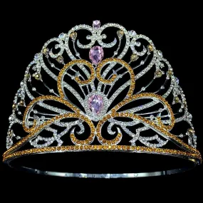Party Princess Colorful Crystal  Birthday Tiara Crown Hair Accessory