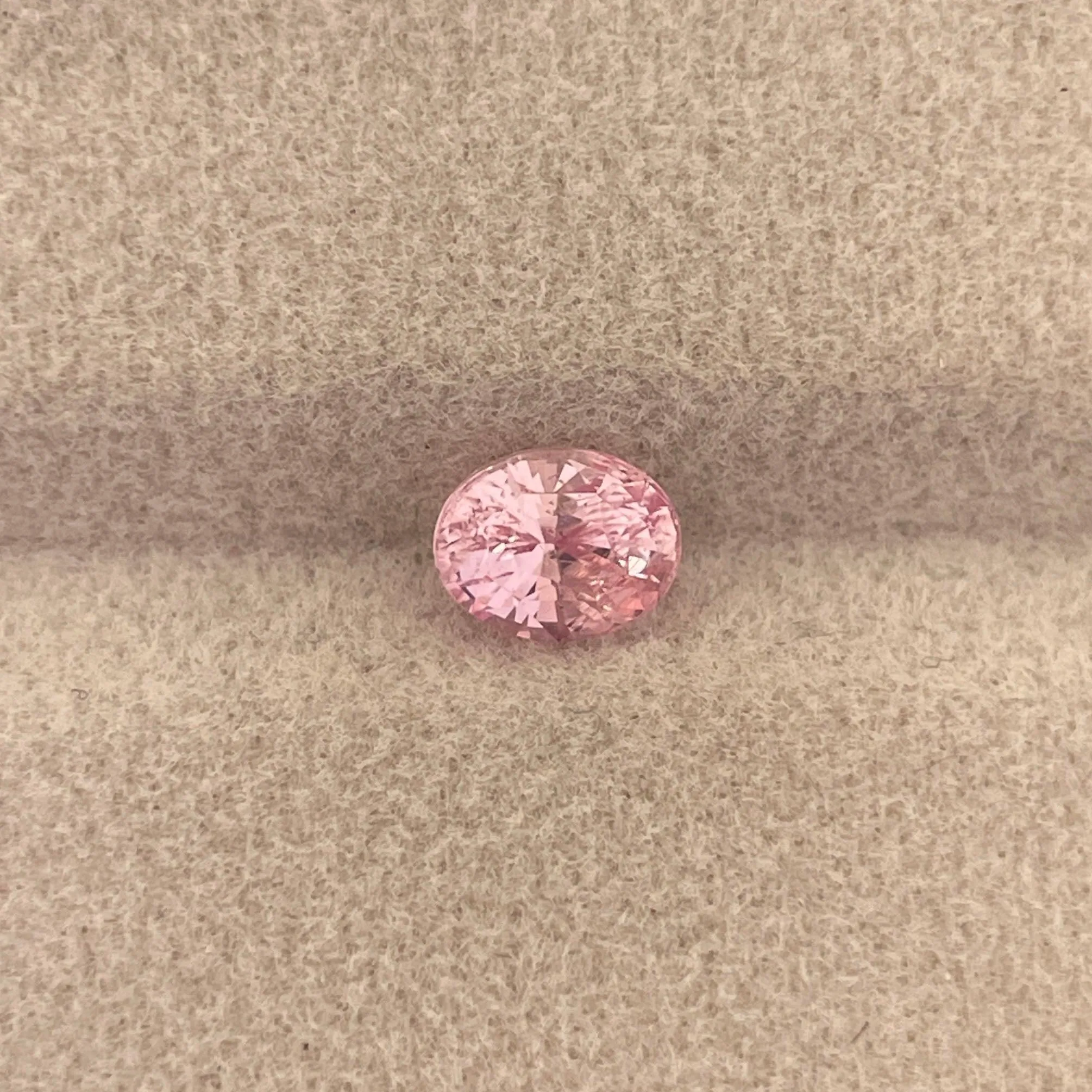 peach sapphire stone gemstone loose peach sapphire ring 1.16 ct Oval Peach Sapphire engagement ring,