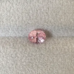 peach sapphire stone gemstone loose peach sapphire ring 1.16 ct Oval Peach Sapphire engagement ring,