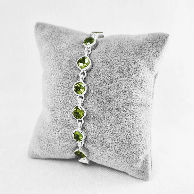 Peridot Stone Bracelet