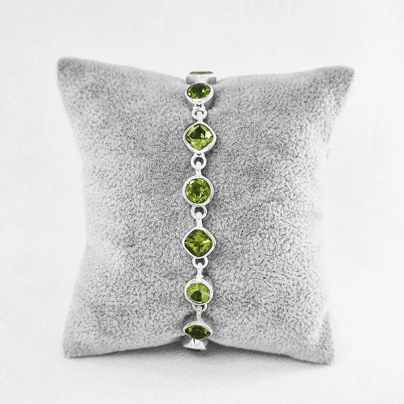 Peridot Stone Bracelet