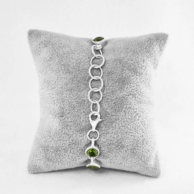 Peridot Stone Bracelet