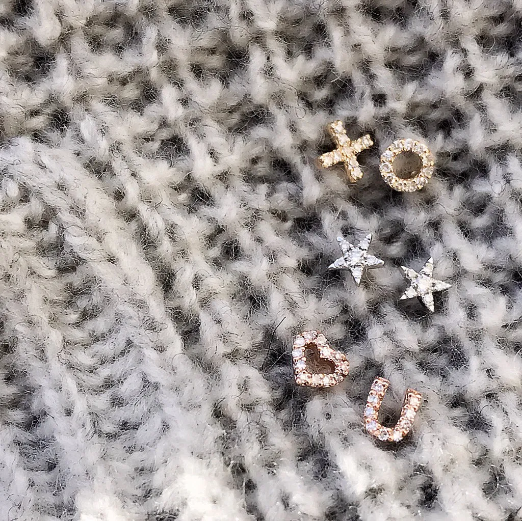 Petite XO Post Earrings