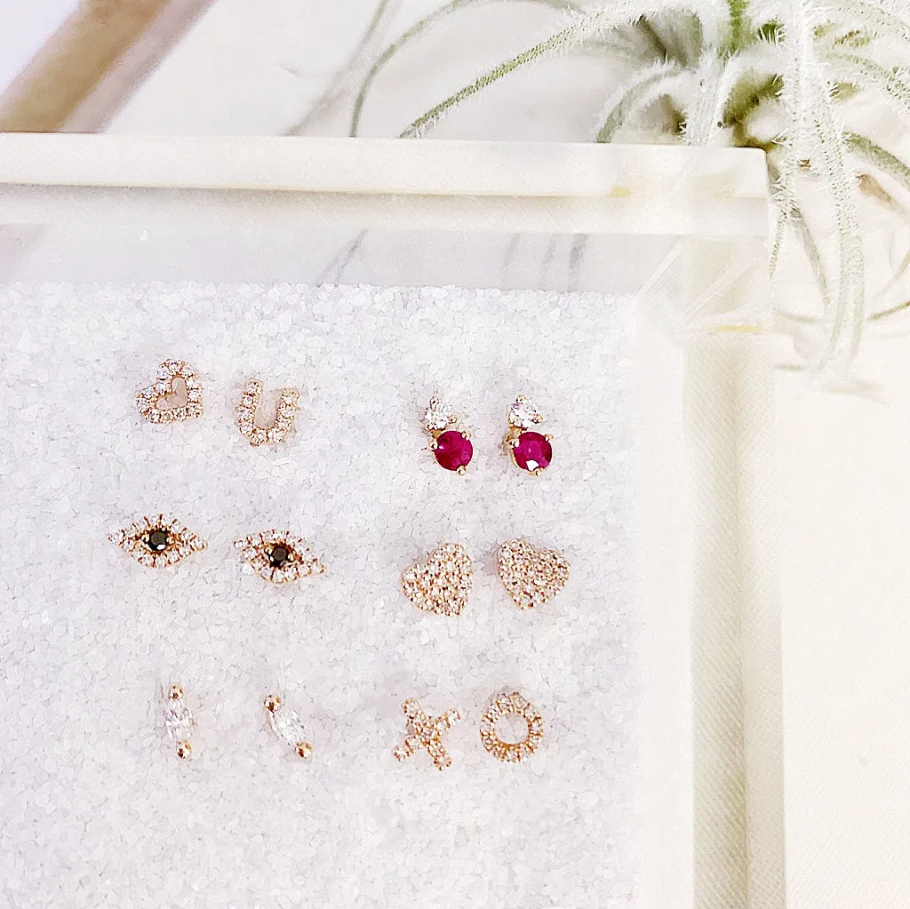 Petite XO Post Earrings
