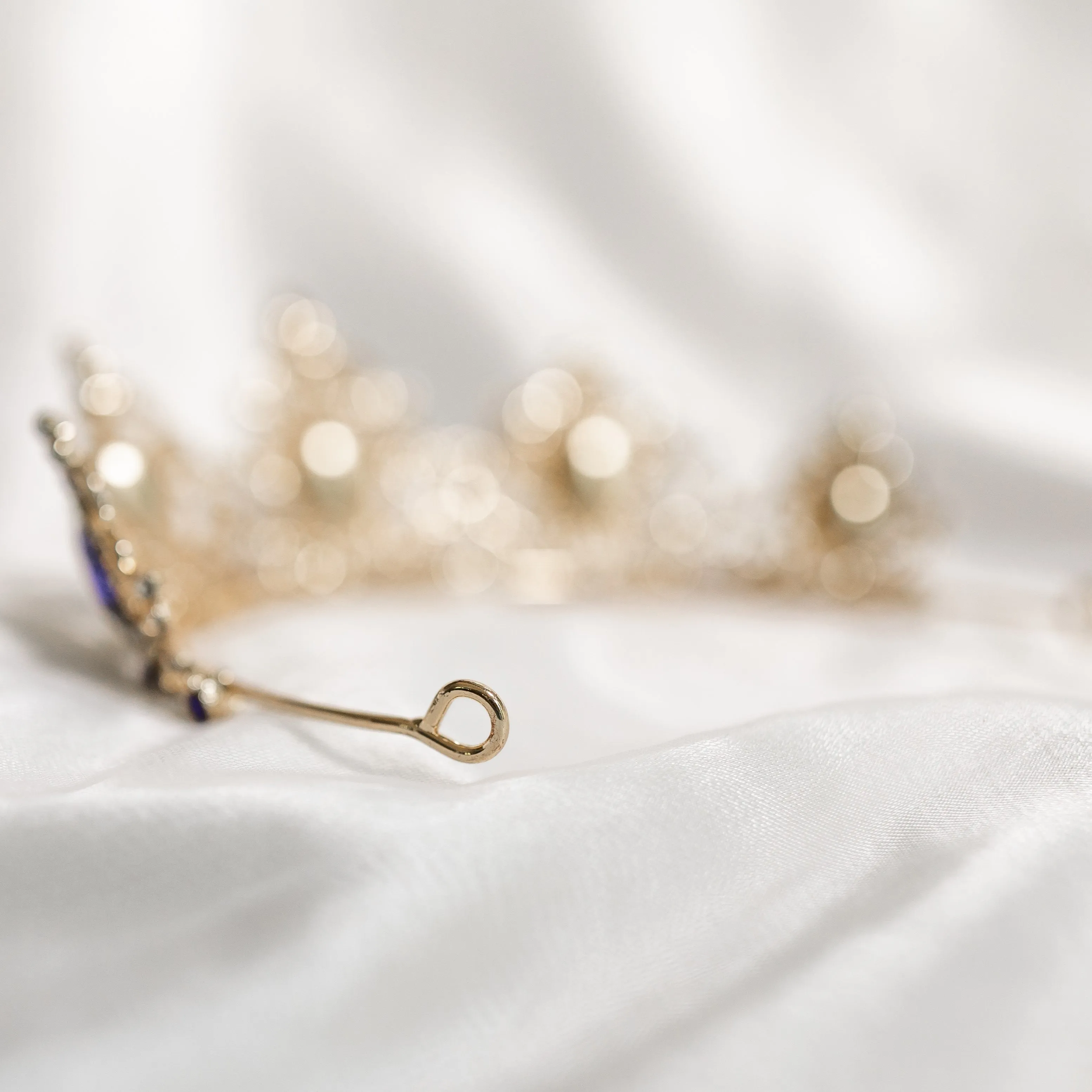 Phaedra's Tiara in Blue & Gold