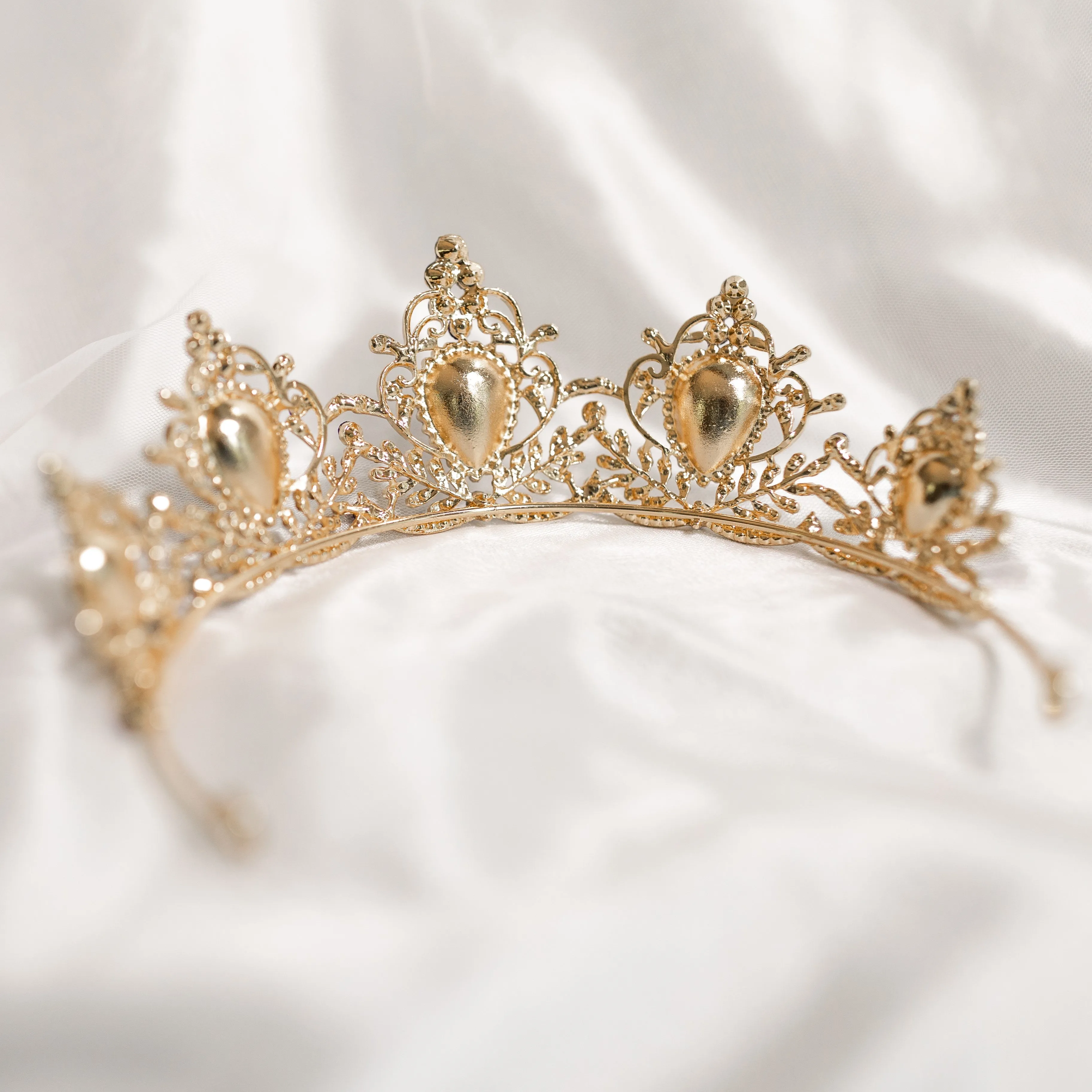 Phaedra's Tiara in Blue & Gold