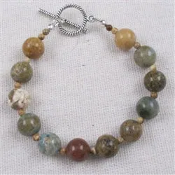 Picture Jasper Gemstone Bracelet