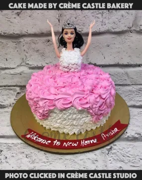 Pink Dancing Barbie Cake