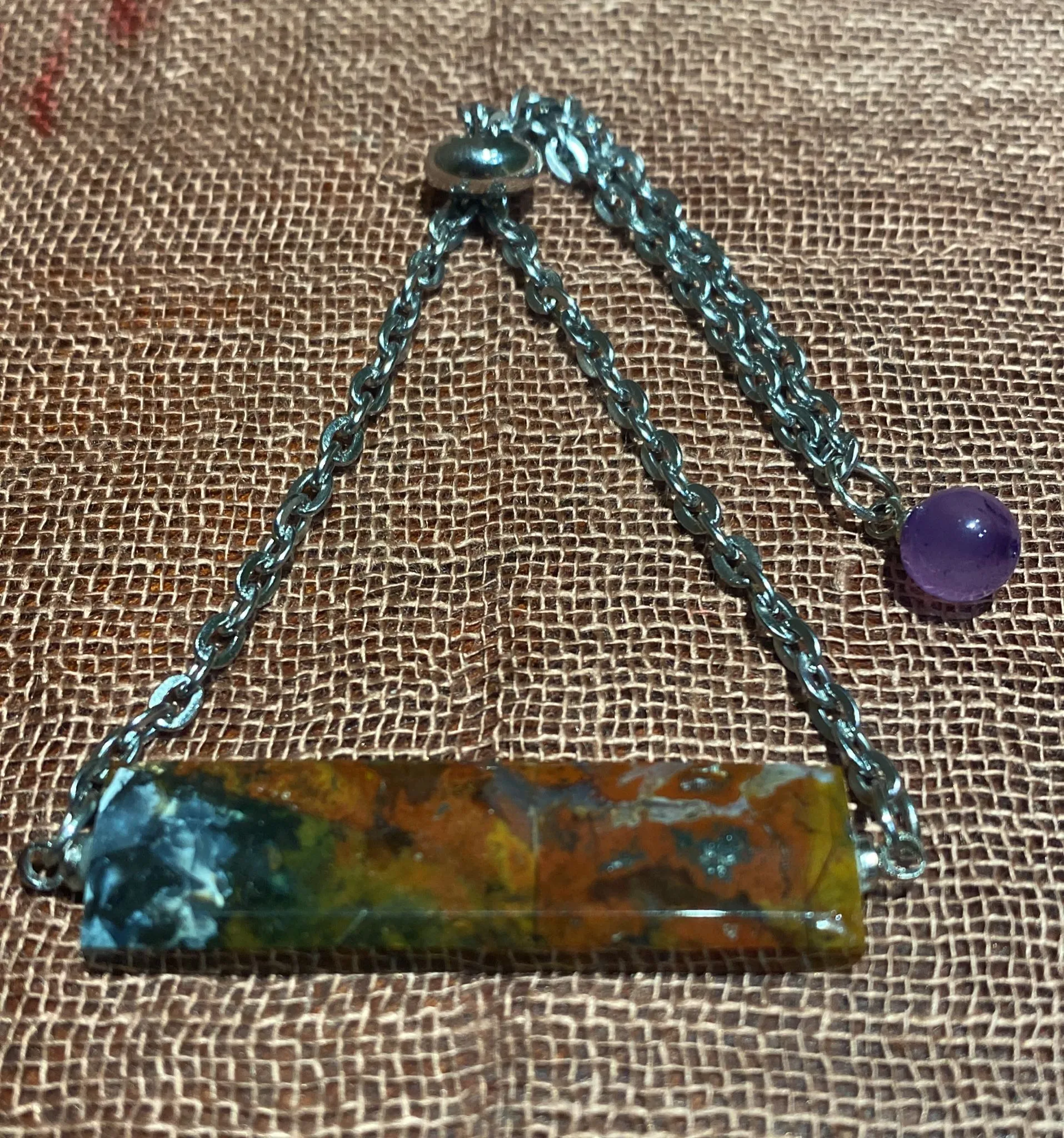 Rainbow Jasper Adjustable Bracelet