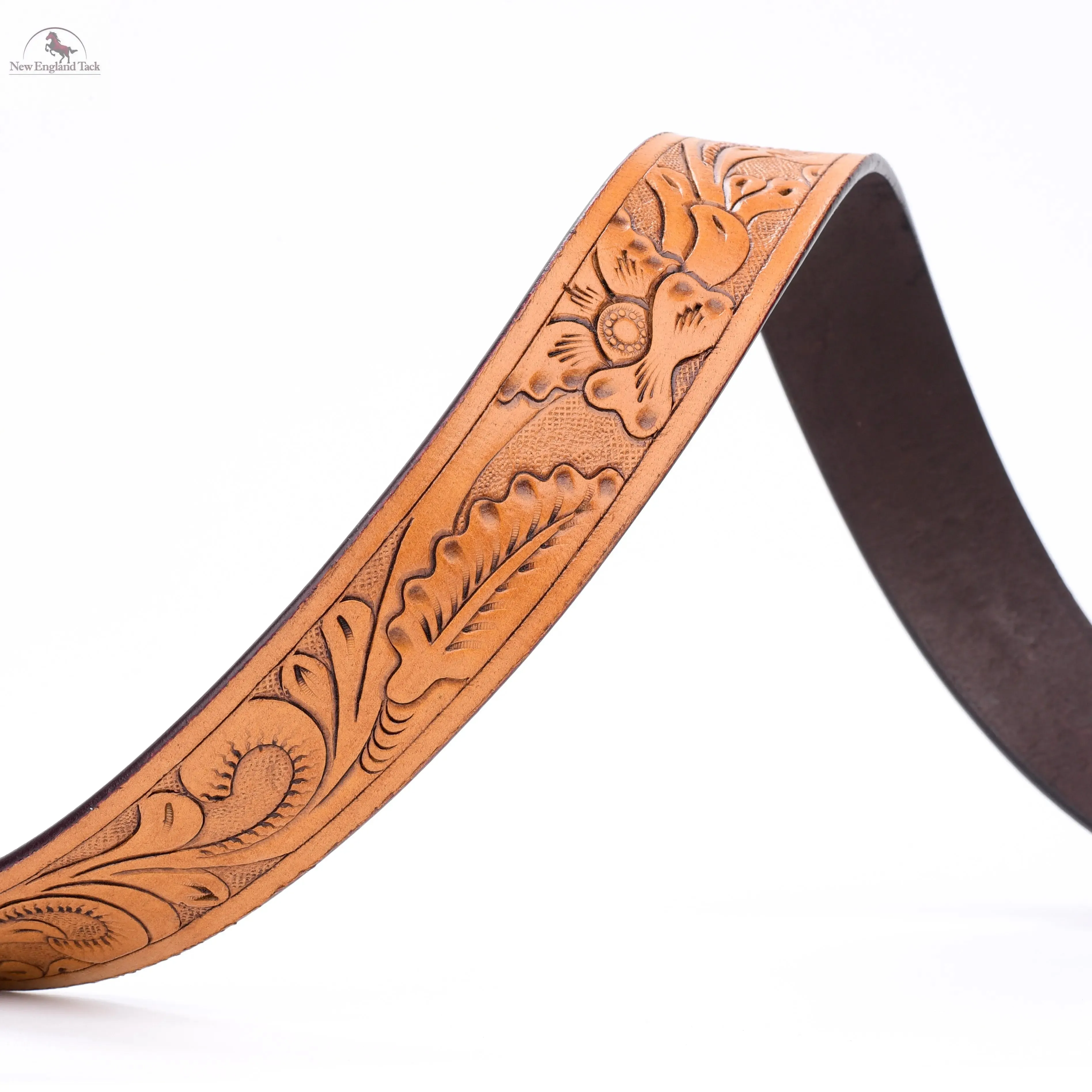 Resistance Full Grain Western Engraved Leather Belt Strap, 1-1/2" Wide Western Belt Leather Strap Floral Tooled Leather Belt Strap