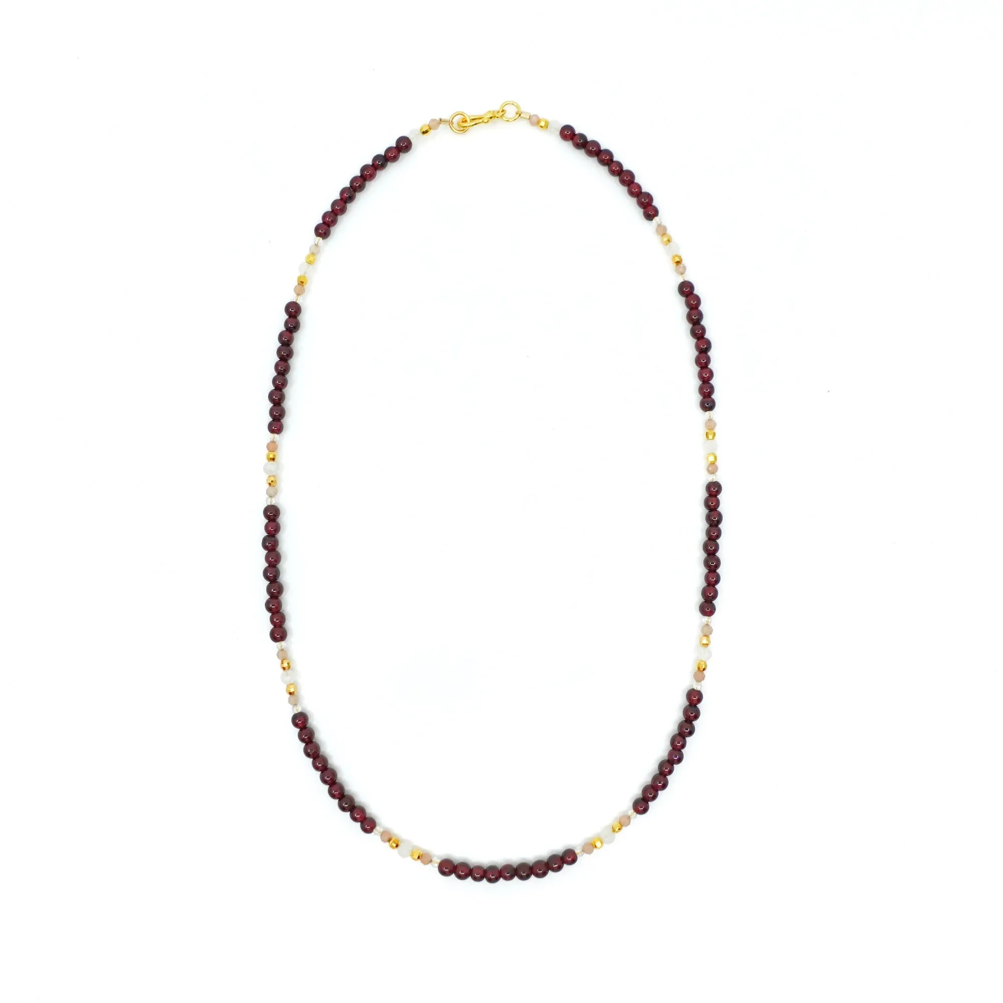 Return to Origin 4mm Garnet Pendant Necklace