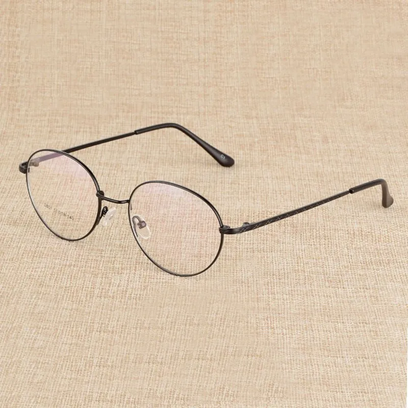 Reven Jate Unisex Full Rim Round Alloy Eyeglasses J801