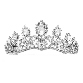 Royal Wedding Tiara with Dramatic Curve