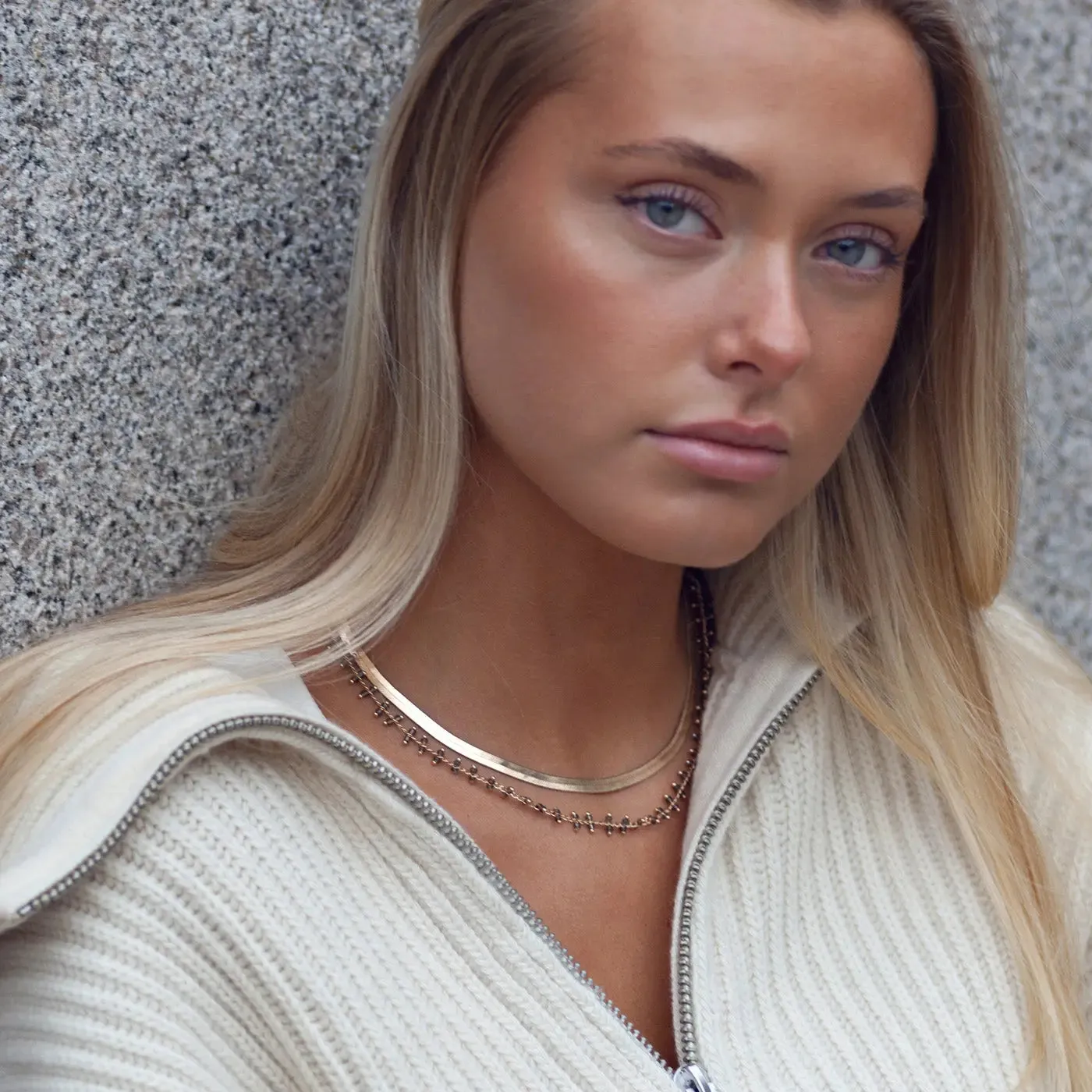 Smokey Bead Necklace