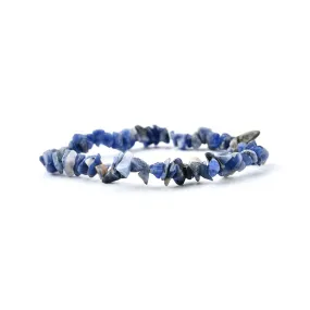 Sodalite Chip Bracelet | Real Stone for Clarity & Self-Expression