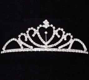 Solitaire Heart Tiara