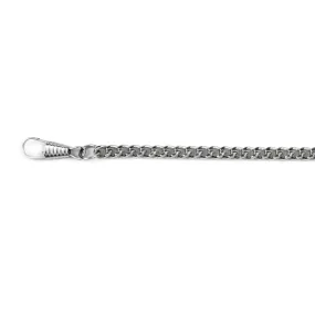 Stainles Steel Flat Curb Watch Chain 14
