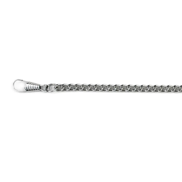 Stainles Steel Flat Curb Watch Chain 14