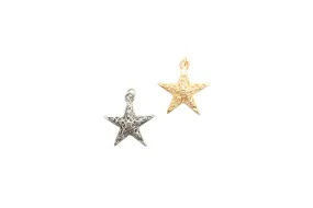Star Pendant in Britannium – Radiant Filigree Elegance in Metal