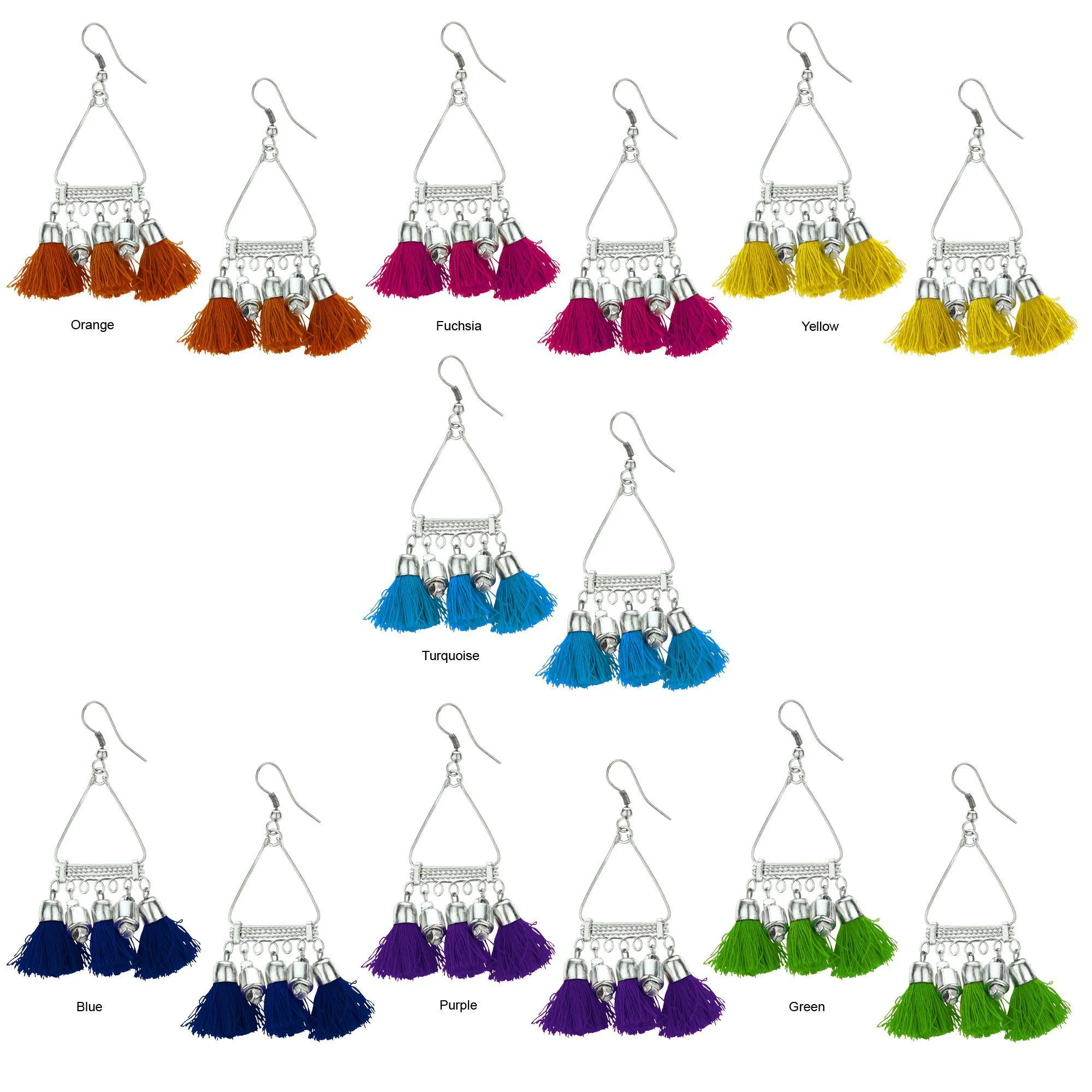 Taj Tassel Earrings