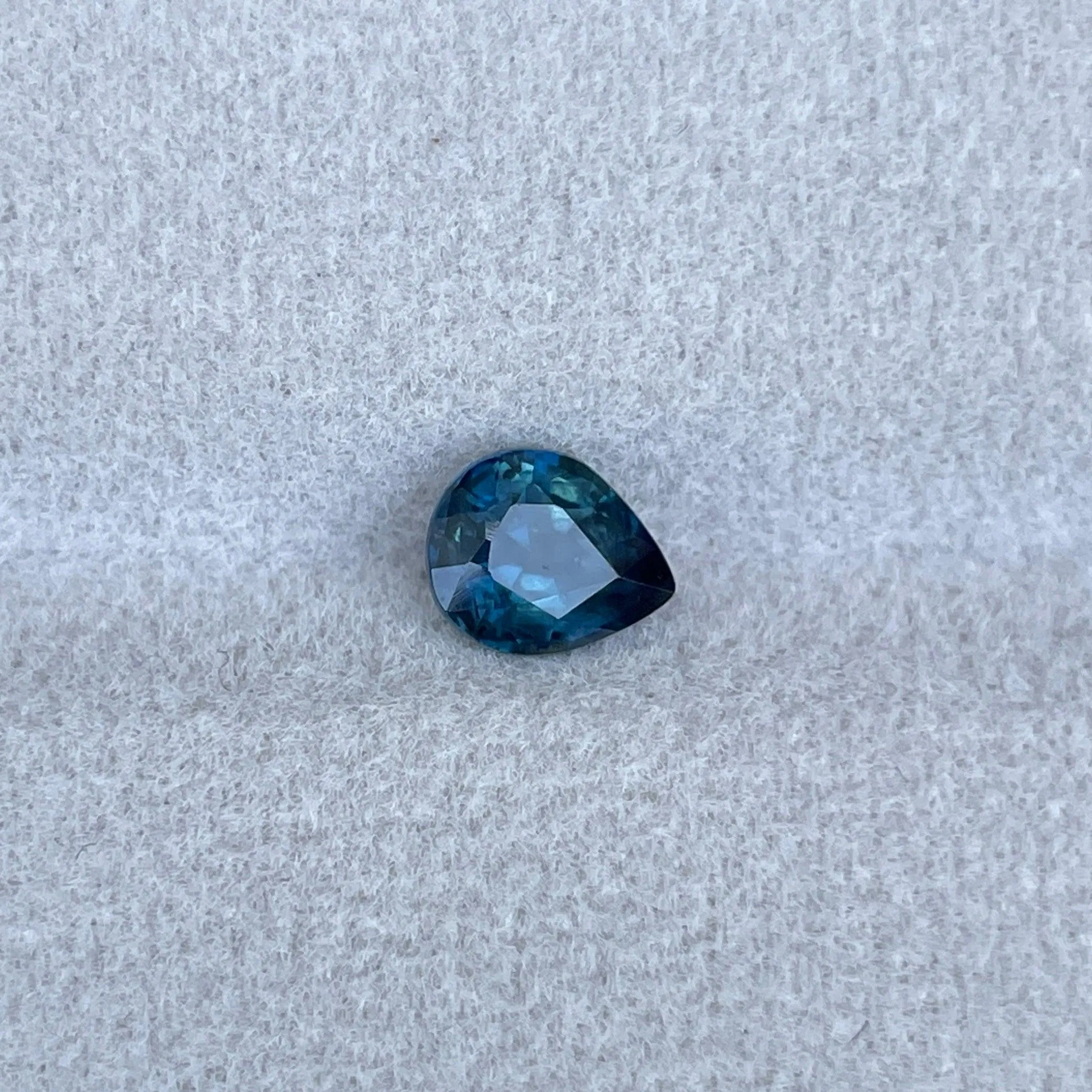 Teal Blue Sapphire 1.10 Cts, heated Sapphire Engagement Ring, Blue Green Sapphire Ring, Natural Teal Sapphire Ring,
