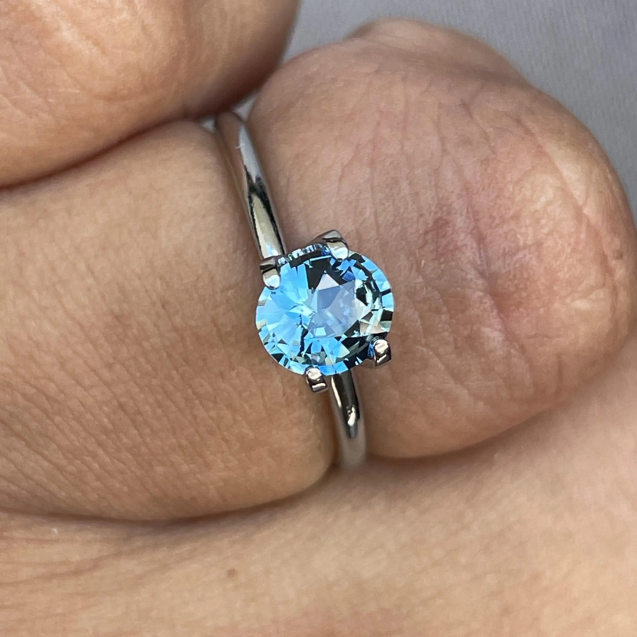 Teal Sapphire 1.09 Ct, Natural Teal Sapphire Ring, Teal xx Sapphire Engagement Ring, bespoke Ring, For Custom ring Loose gem