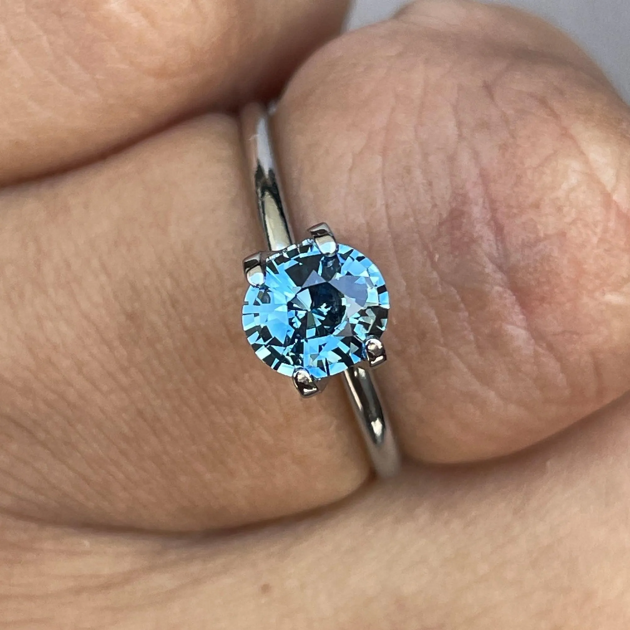 Teal Sapphire 1.09 Ct, Natural Teal Sapphire Ring, Teal xx Sapphire Engagement Ring, bespoke Ring, For Custom ring Loose gem