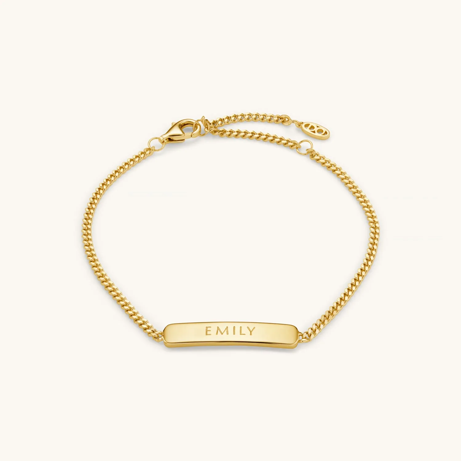 The Engraved Bracelet Gold
