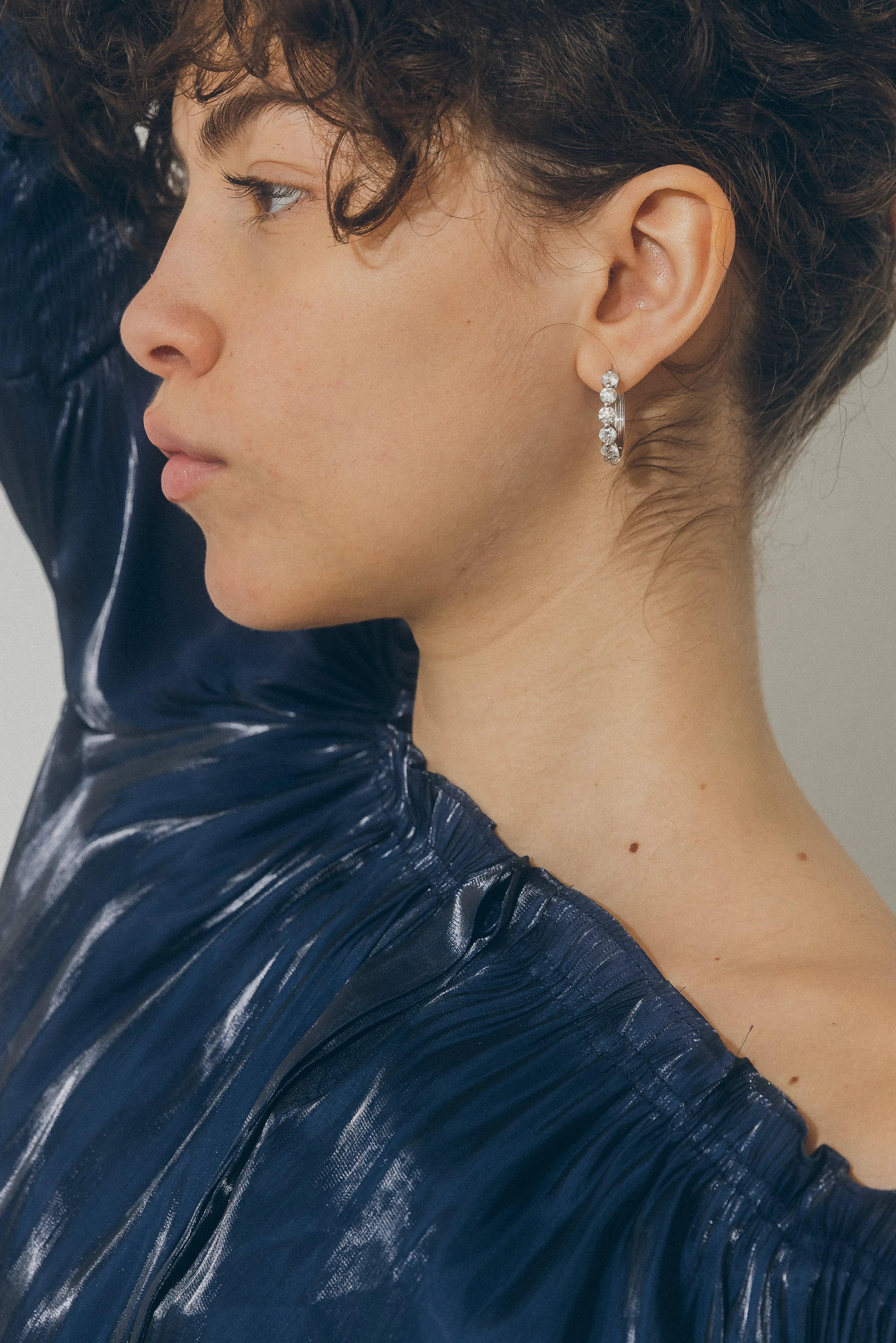 The Multiple Diamond Hoops with 4 Carats