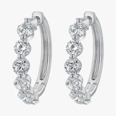 The Multiple Diamond Hoops with 4 Carats