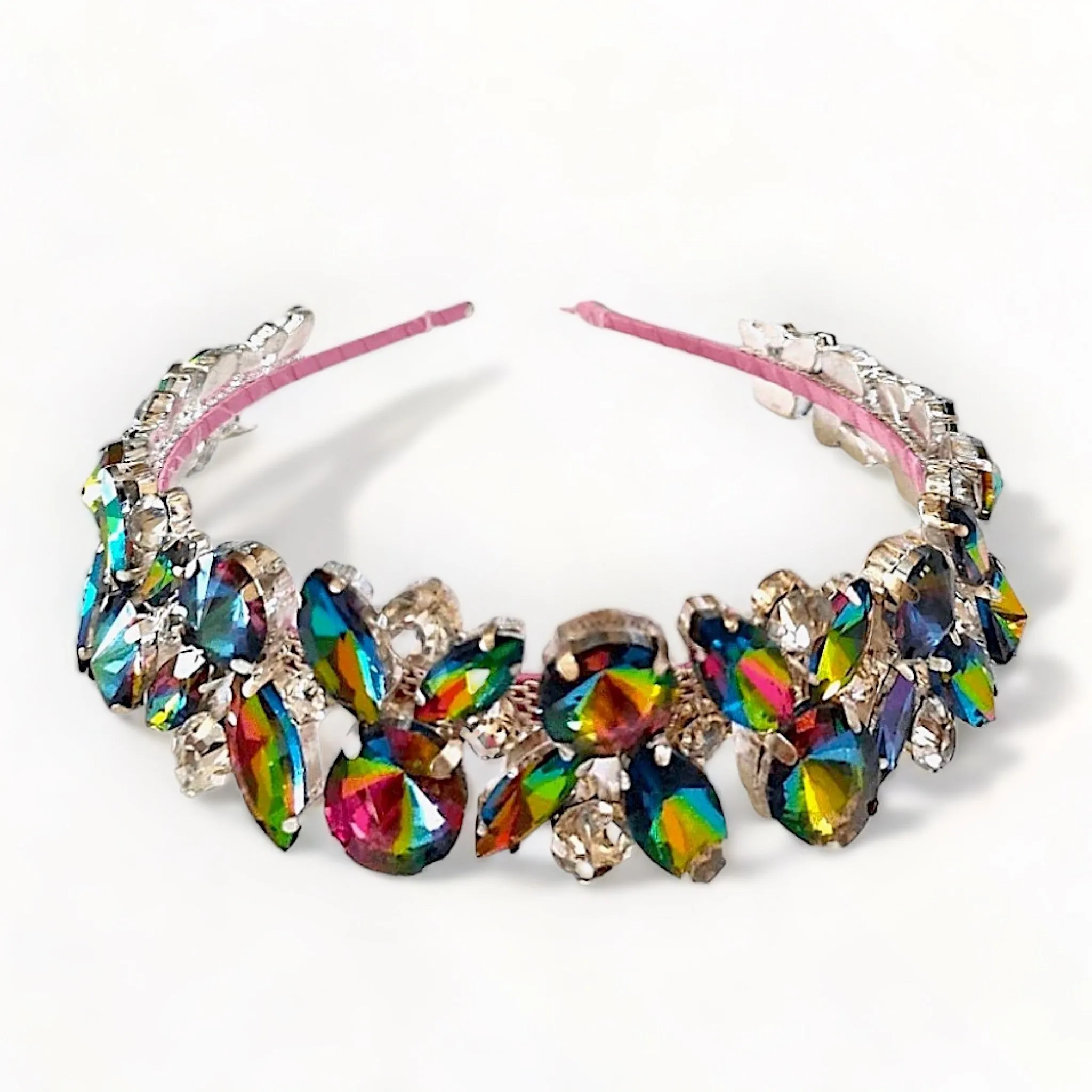 The Sienna Diamante Rainbow Headband