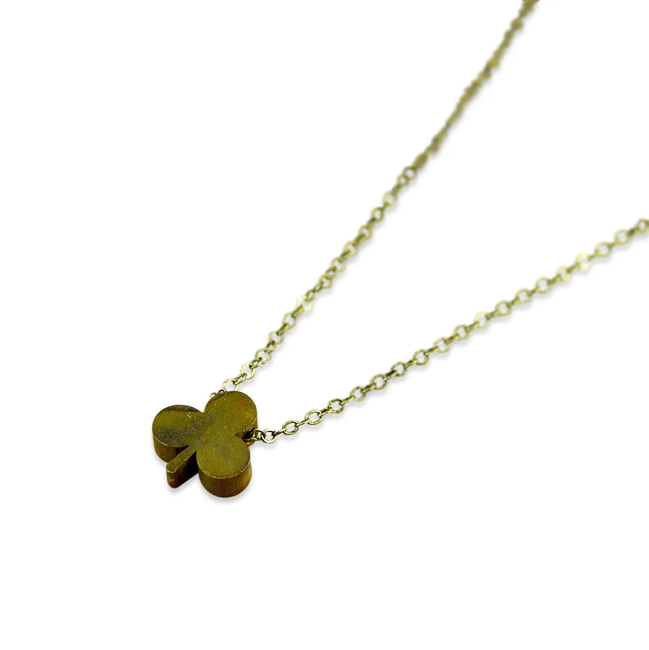 Tiny Lucky Clover Necklace