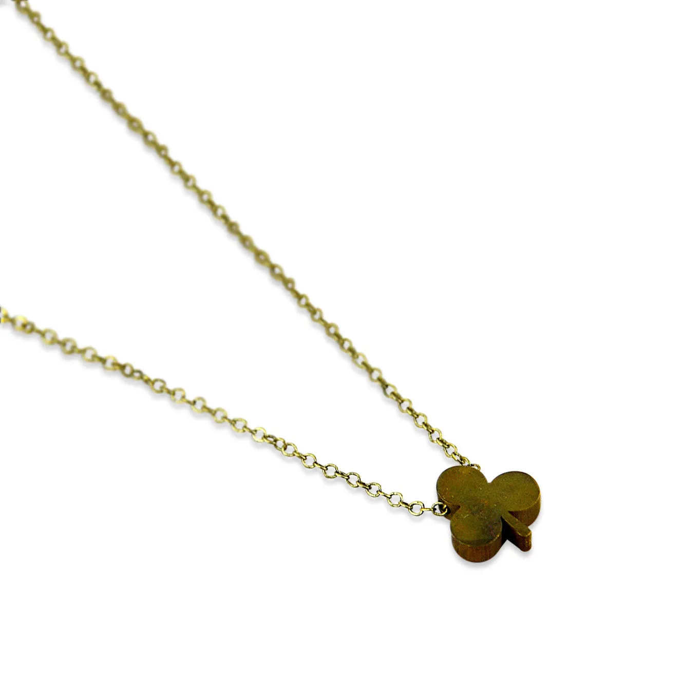 Tiny Lucky Clover Necklace