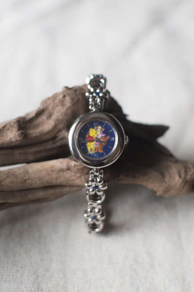 True Vintage: Blue Pooh w/ Flower Chain