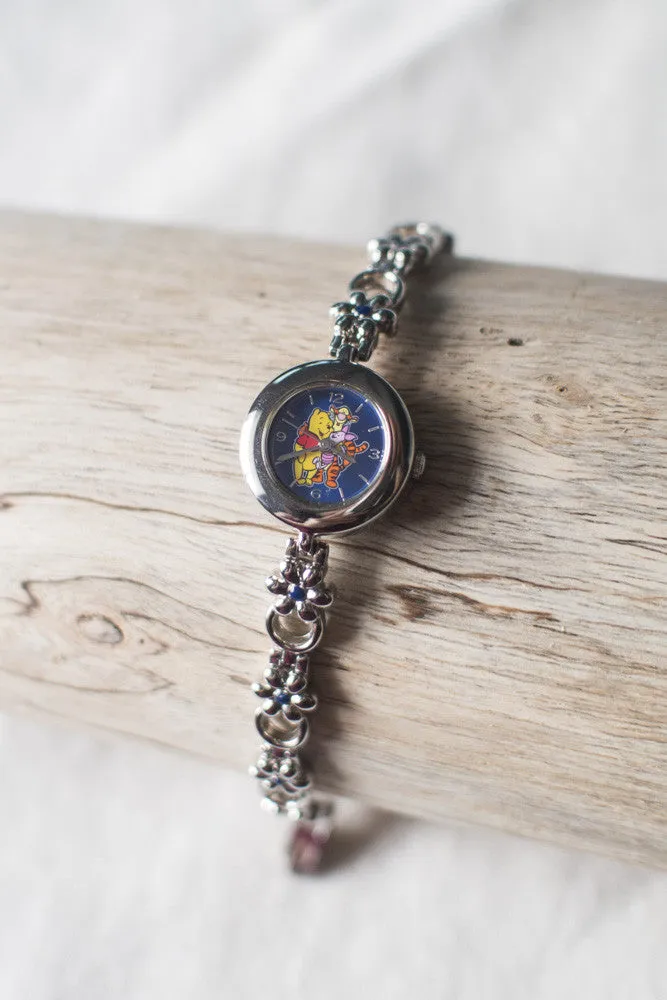 True Vintage: Blue Pooh w/ Flower Chain