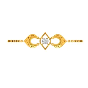 Unique Design Gold Diamond Bracelet