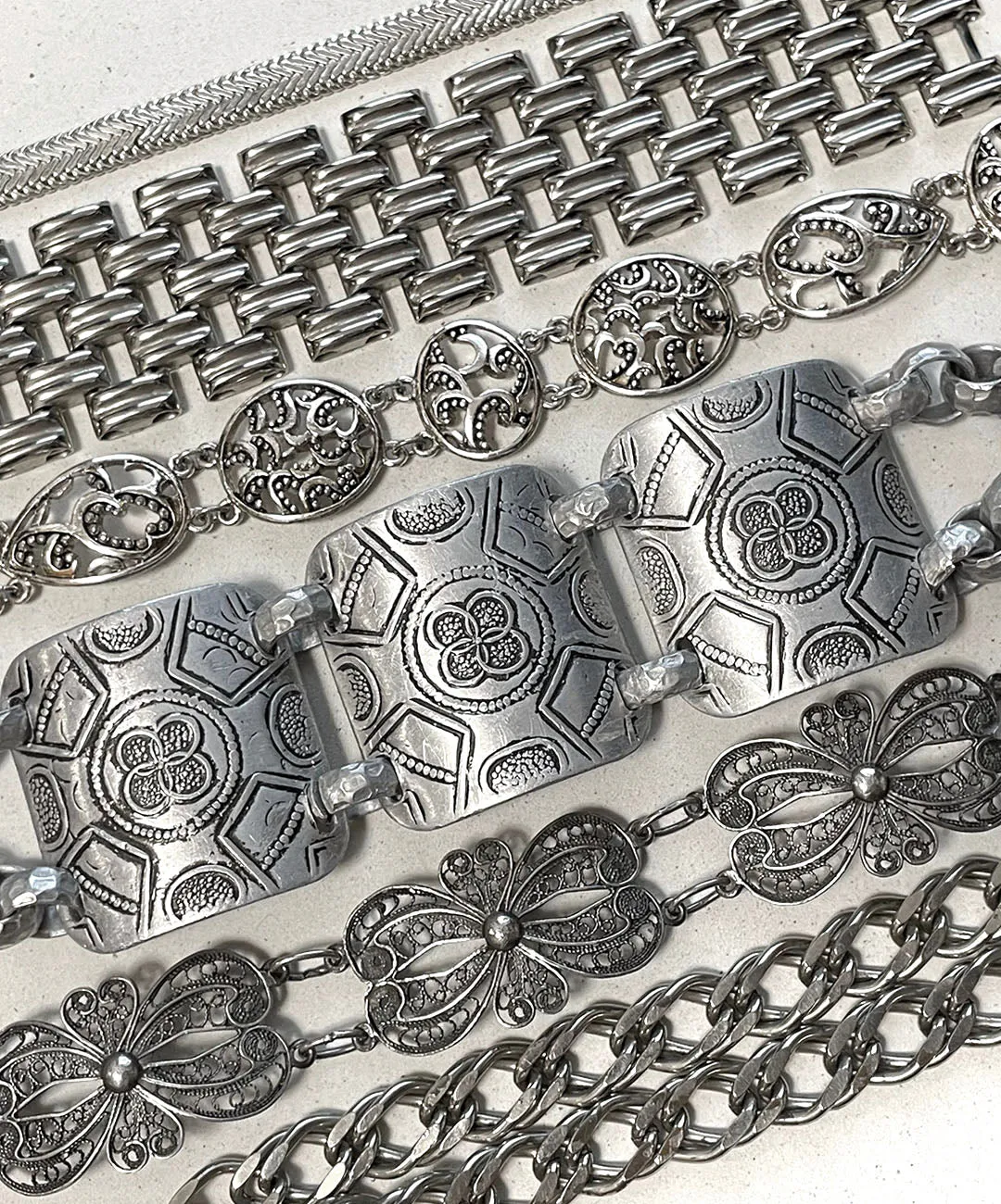 【USA輸入】 ヴィンテージ フィリグリー ブレスレット/Vintage Filigree Bracelet