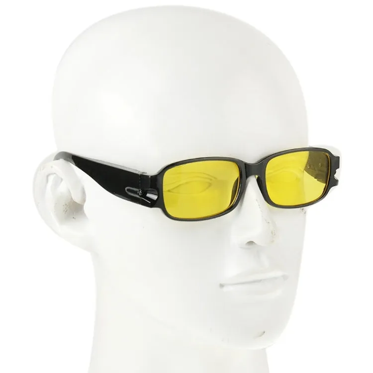 UV Protection Yellow Resin Lens Reading Glasses with Currency Detecting Function,  1.00D