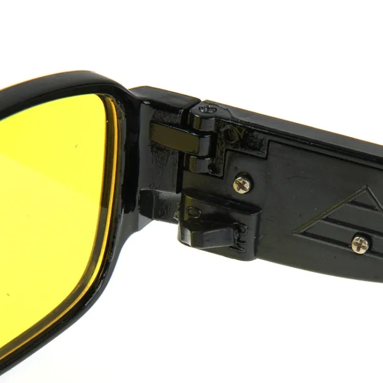 UV Protection Yellow Resin Lens Reading Glasses with Currency Detecting Function,  1.00D
