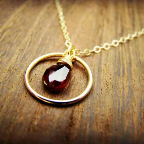 Vampire Diaries Handmade Gold Filled Necklace