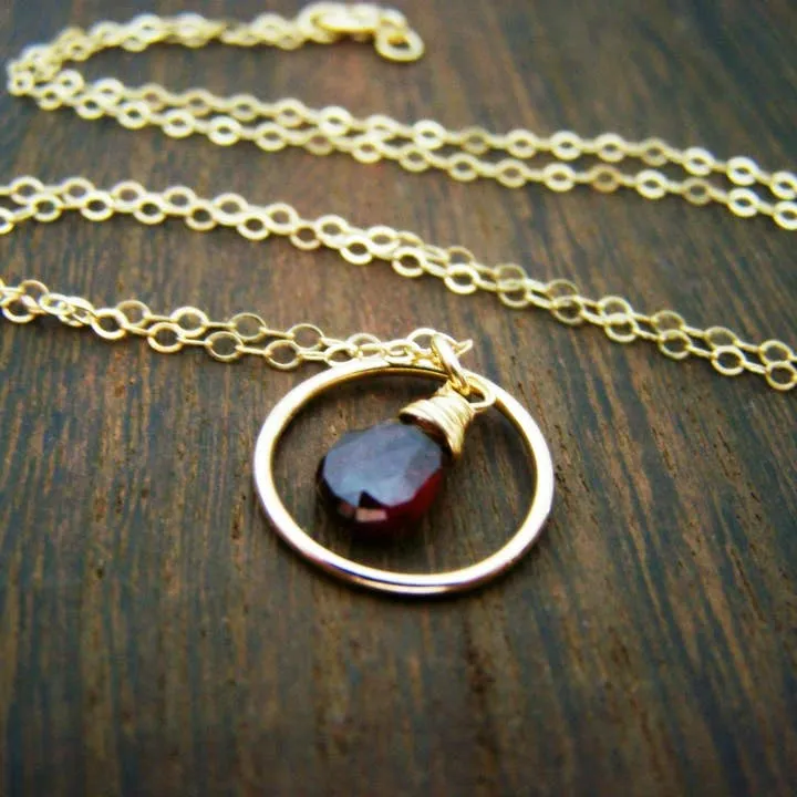 Vampire Diaries Handmade Gold Filled Necklace