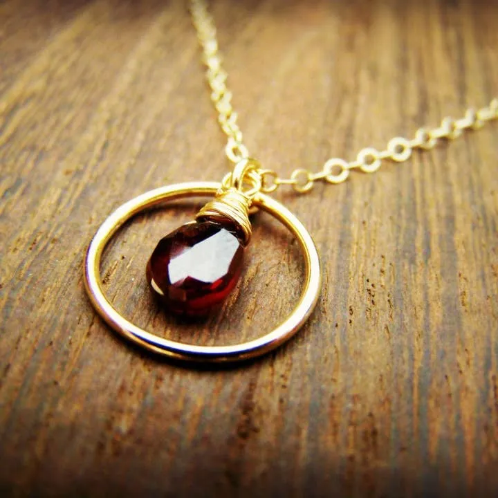 Vampire Diaries Handmade Gold Filled Necklace