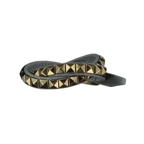 Vicki Grey Leather Bracelet