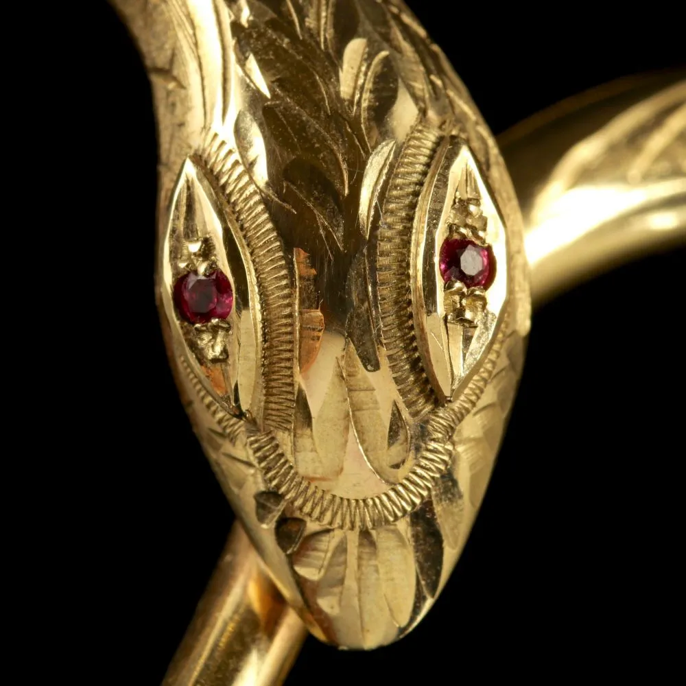 Vintage Gold Snake Collar 9Ct Gold Circa 1988