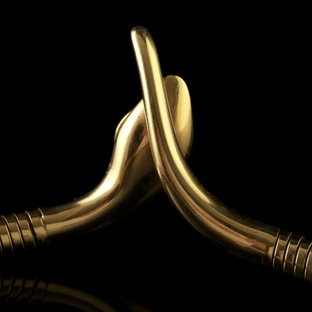 Vintage Gold Snake Collar 9Ct Gold Circa 1988
