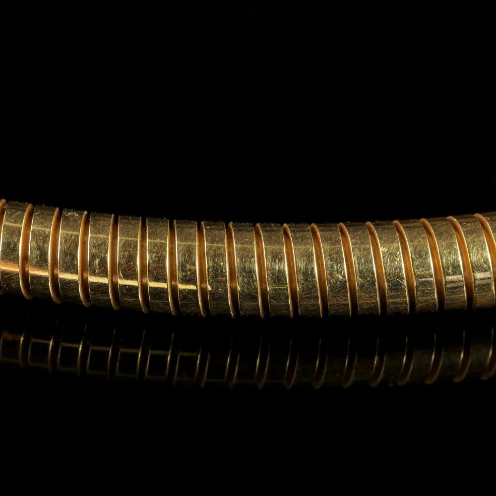Vintage Gold Snake Collar 9Ct Gold Circa 1988