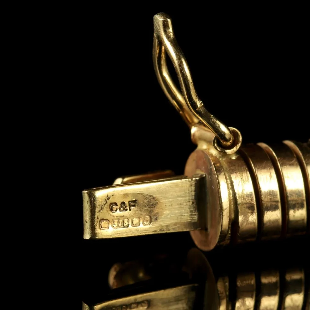 Vintage Gold Snake Collar 9Ct Gold Circa 1988