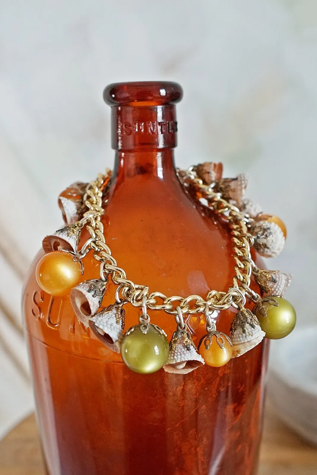 Vintage Shells Baubles Charm Bracelet