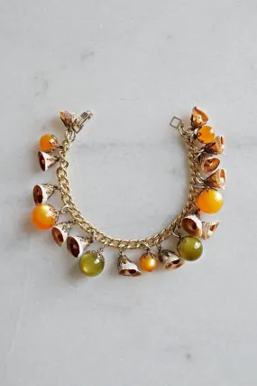 Vintage Shells Baubles Charm Bracelet