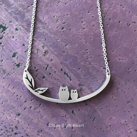 Wild Bird Necklaces Stainless Steel Bar Pendant Made in the USA